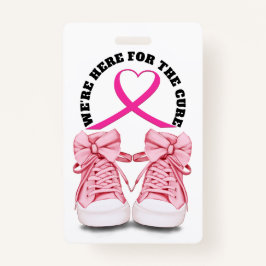 Tarjeta De Identificación Insignia de sensibilización sobre el cáncer - Ver 