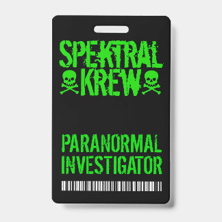 Tarjeta De Identificación Insígnia de Spektral Krew