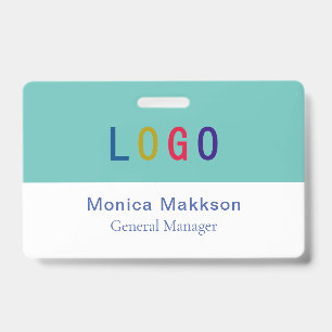 Tarjeta De Identificación Insígnia de voluntario de plástico PVC con logotip