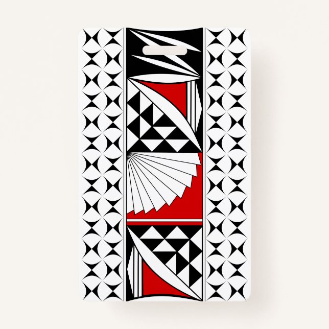 Tarjeta De Identificación Insignia del amanecer del suroeste (Anverso)