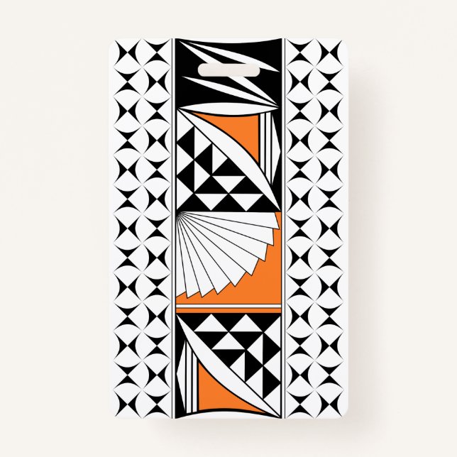 Tarjeta De Identificación Insignia del amanecer del suroeste (Anverso)