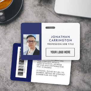 Tarjeta De Identificación Insignia del logotipo del Personalizado fotográfic