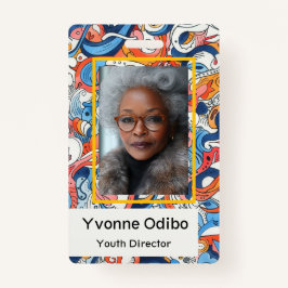 Tarjeta De Identificación Insignia del personal de la actividad/campamento