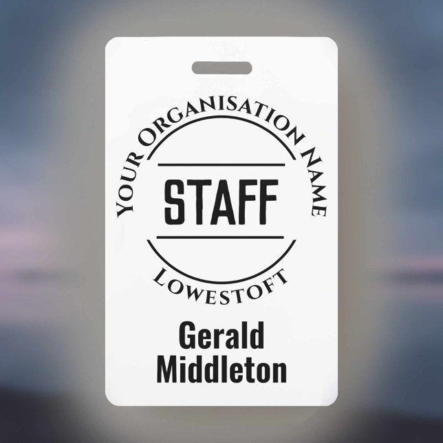 Tarjeta De Identificación Insígnia del personal. Insígnia oficial del miembr (Subido por el creador)