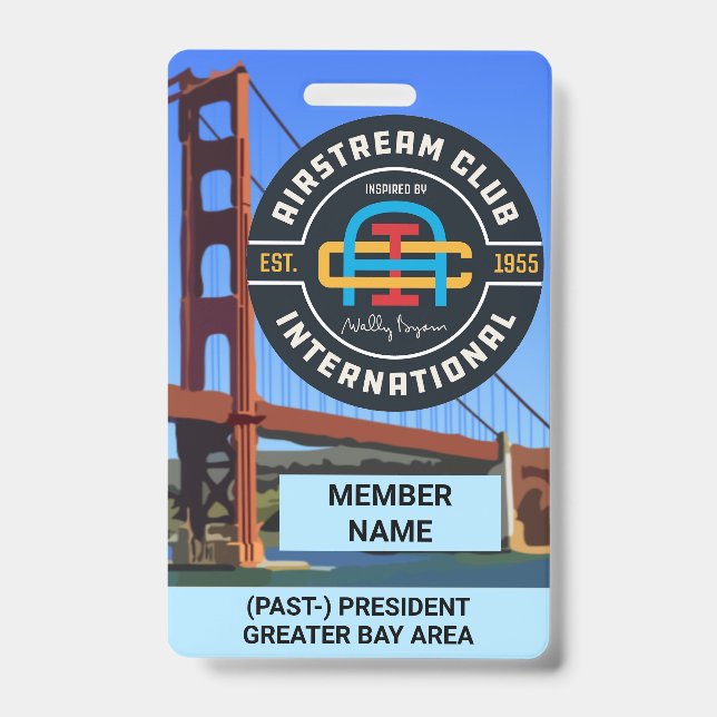 Tarjeta De Identificación Insignia del presidente o del anterior (Parte frontal)