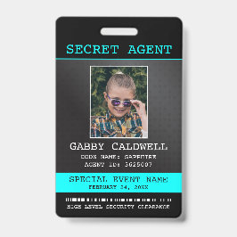 Tarjeta De Identificación Insignia espía de agente secreto