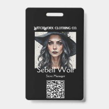 Insignia gótica para empleados del Pentáculo Negro