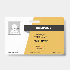 Tarjeta De Identificación Insignia logística