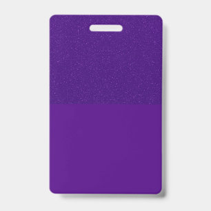 Tarjeta De Identificación Insígnia personalizada Ruido con brillo morado