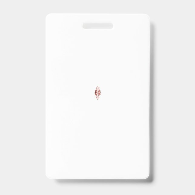 Tarjeta De Identificación Insígnia Personalizadas | Diseños Personalizados y (Parte frontal)