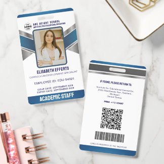 Tarjeta De Identificación Insígnia profesional de identificación del persona