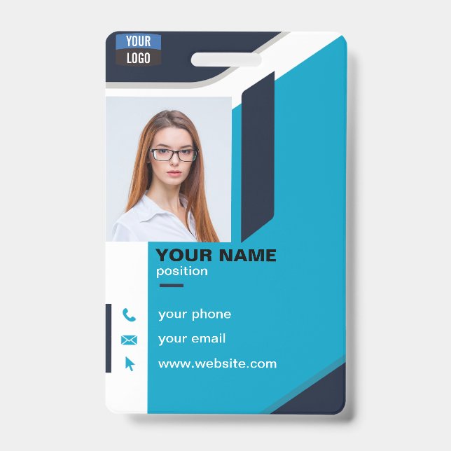 Tarjeta De Identificación insignia profesional de personalizado (Front)