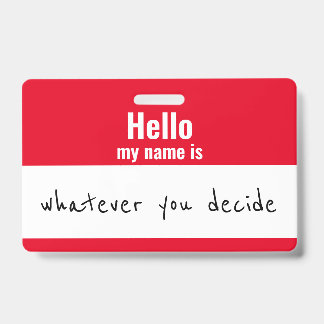 Tarjeta De Identificación Insignia Rep