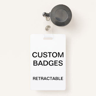Tarjeta De Identificación INSIGNIA RETRACTABLE personalizada personalizado