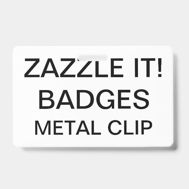 Tarjeta De Identificación INSIGNIA RETRACTABLE personalizada personalizado (Front)