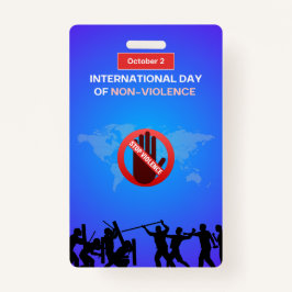 Tarjeta De Identificación Insignia vertical