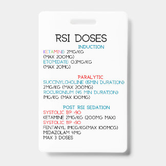 Tarjeta De Identificación Insignia vertical