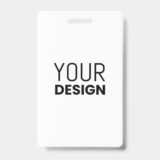 Tarjeta De Identificación Insignia vertical (Parte frontal)