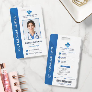 Tarjeta De Identificación insignias de atención médica 