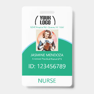 Tarjeta De Identificación insignias de doctor enfermera Identificación Médic