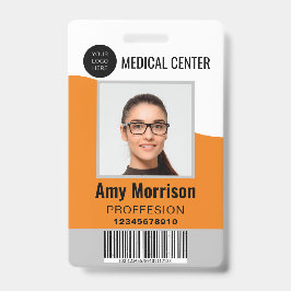 Tarjeta De Identificación Insignias de identificación con patios para emplea