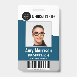 Tarjeta De Identificación Insignias de identificación con patios para emplea