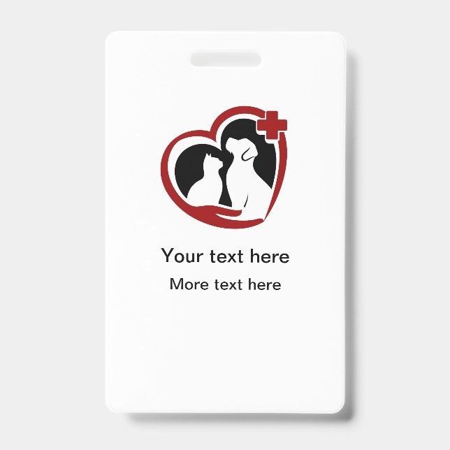 Tarjeta De Identificación Insignias de identificación del personal del tema  (Parte frontal)