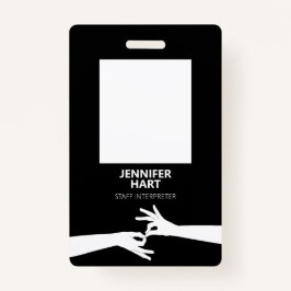 Tarjeta De Identificación Intérprete