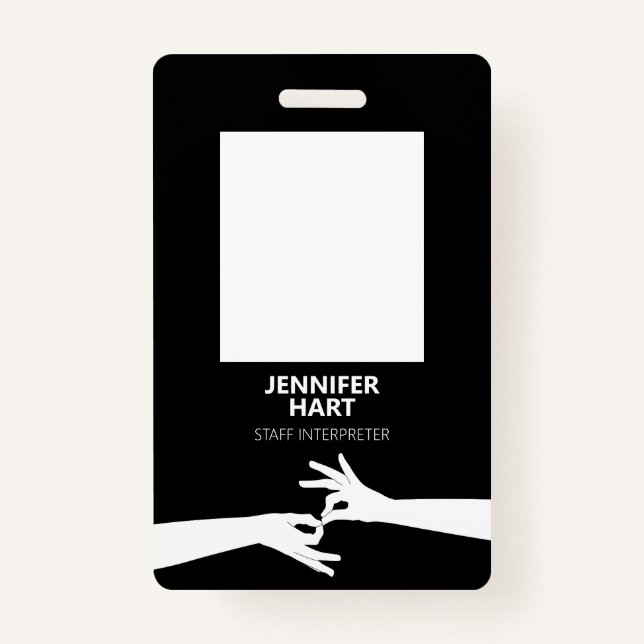 Tarjeta De Identificación Intérprete (Anverso)