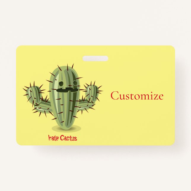 Tarjeta De Identificación Irate Cactus Thunder_Cove (Anverso)