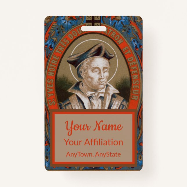 Tarjeta De Identificación Ivo de Kermartin (M 005) (Anverso)