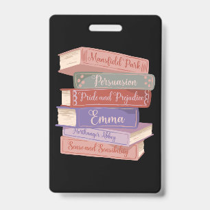 Tarjeta De Identificación Jane Austen's Novels V