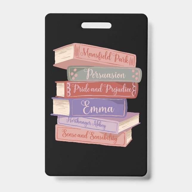 Tarjeta De Identificación Jane Austen's Novels V (Parte frontal)