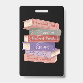 Tarjeta De Identificación Jane Austen's Novels V