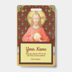 Tarjeta De Identificación Jesús instituyendo la Eucaristía (SAU45; para los