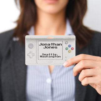 Tarjeta De Identificación Juego electrónico de mano personalizado al estilo 