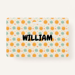 Tarjeta De Identificación Jugador Boho Sun