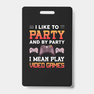 Tarjeta De Identificación Jugador, Quiero Decir, Juego Videojuegos