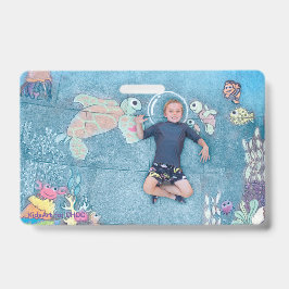 Tarjeta De Identificación KidsArt para CHOC - Explorador subacuático