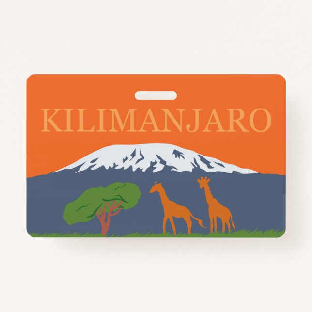 Tarjeta De Identificación Kilimanjaro (Anverso)
