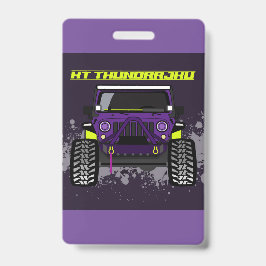 Tarjeta De Identificación KT_Thundrrjku
