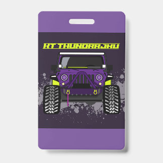 Tarjeta De Identificación KT_Thundrrjku