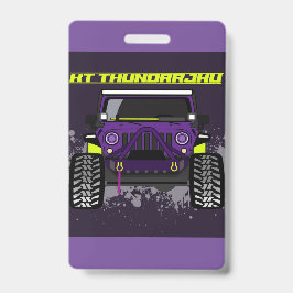 Tarjeta De Identificación KT_Thundrrjku