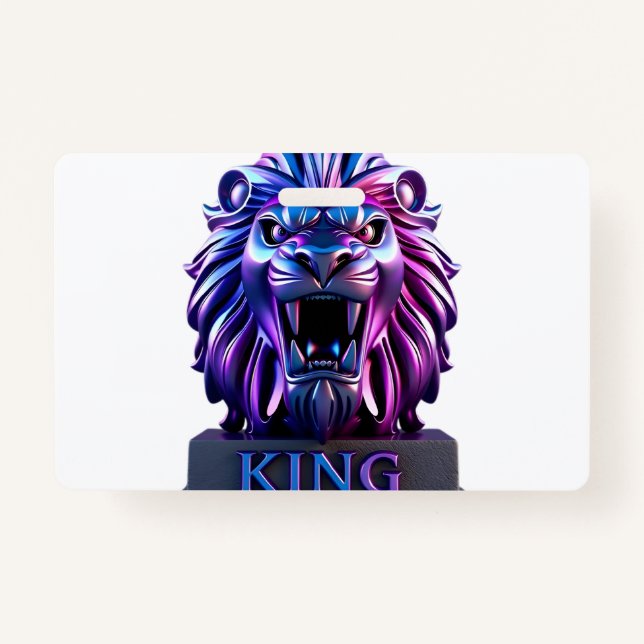 Tarjeta De Identificación La cara del león (Anverso)