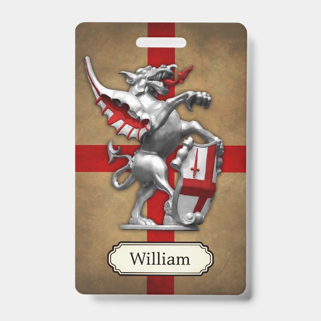 Tarjeta De Identificación La City de la Dragón de Londres personalizada (Front)