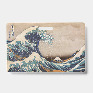 Tarjeta De Identificación La gran ola frente a Kanagawa
