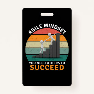 Tarjeta De Identificación La mentalidad ágil que necesitas para que otros te