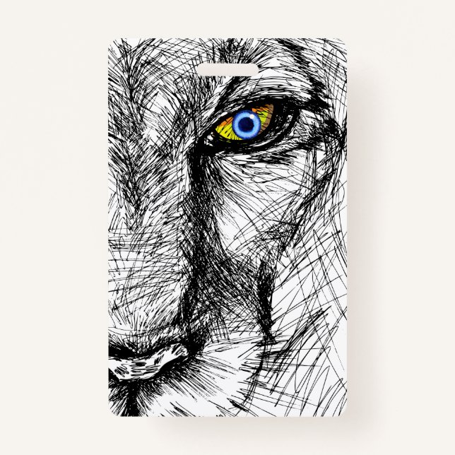 Tarjeta De Identificación La mirada del tigre (Anverso)