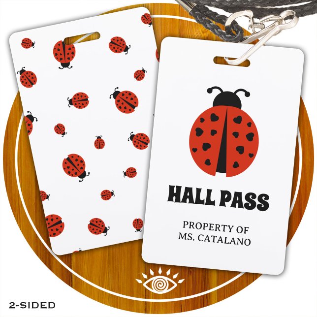 Tarjeta De Identificación ladybugz Teacher Hall Ladybug Pass (Subido por el creador)