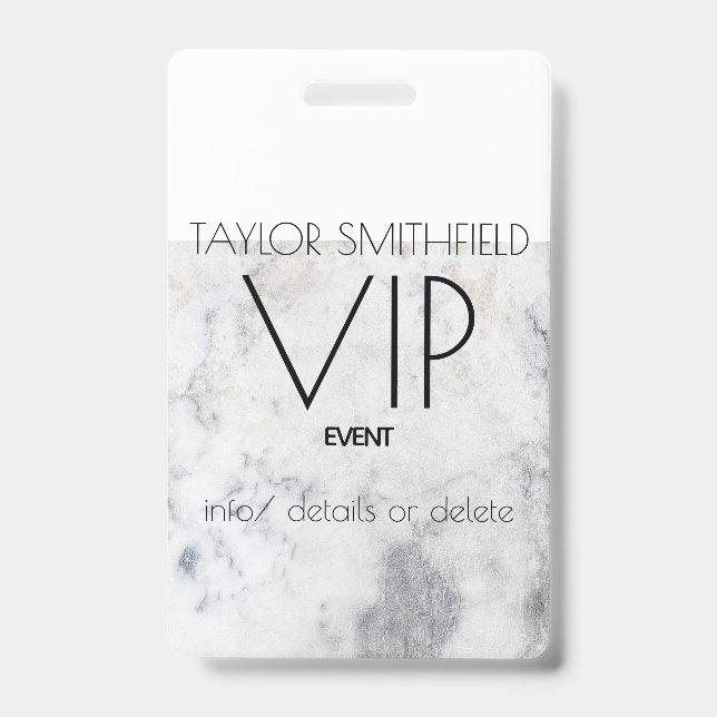 Tarjeta De Identificación lancha de mármol (Front)